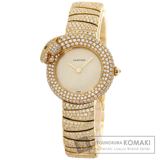 CARTIER PANTHERE1925 Panther Full Diamond Watches K18 Yellow Gold/K18YGxDiamond Ladies