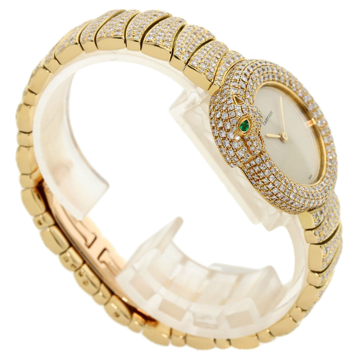 CARTIER PANTHERE1925 Panther Full Diamond Watches K18 Yellow Gold/K18YGxDiamond Ladies