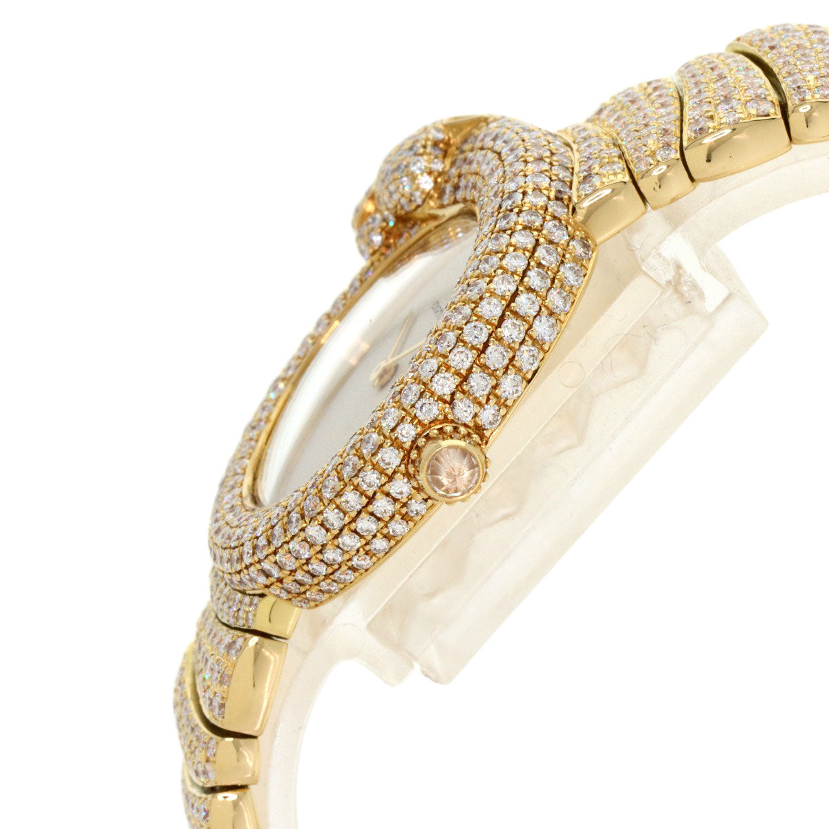 CARTIER PANTHERE1925 Panther Full Diamond Watches K18 Yellow Gold/K18YGxDiamond Ladies