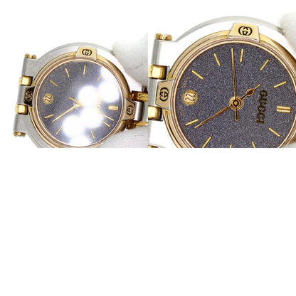 GUCCI Round face Watches 9000L Stainless Steel/SSxGP Ladies