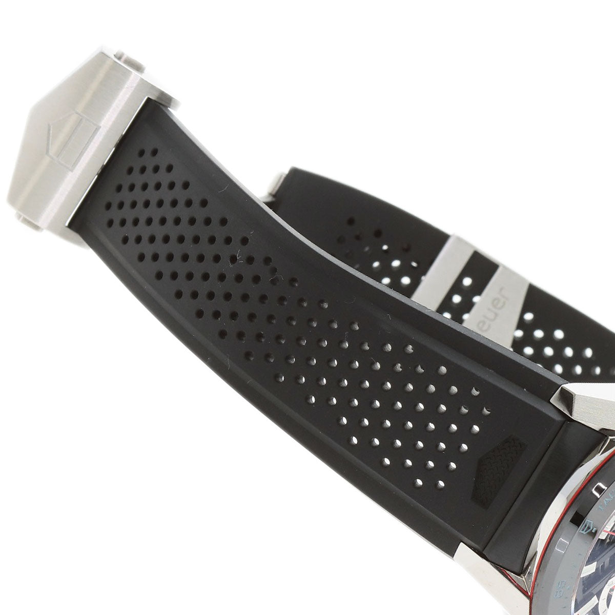 TAG HEUER Carrera Caliber 02 Watches CBG2A10 Stainless Steel/Rubber Ladies