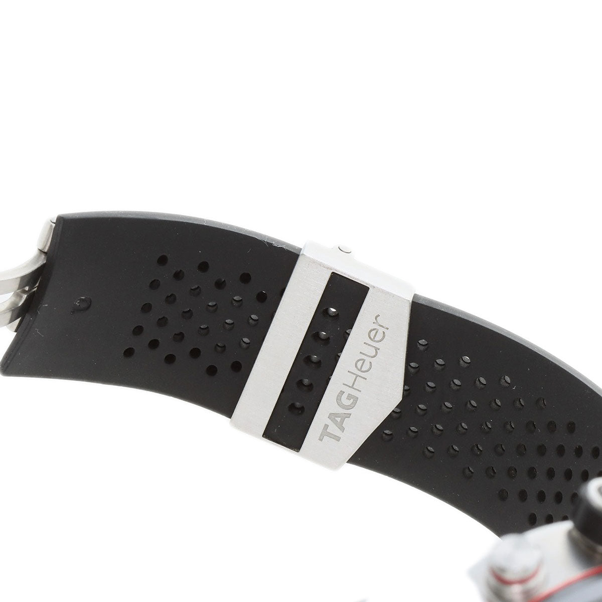 TAG HEUER Carrera Caliber 02 Watches CBG2A10 Stainless Steel/Rubber Ladies