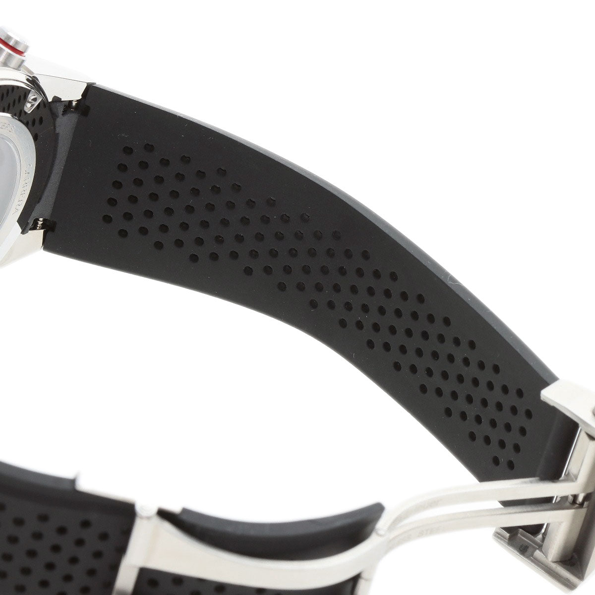 TAG HEUER Carrera Caliber 02 Watches CBG2A10 Stainless Steel/Rubber Ladies