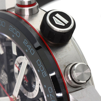 TAG HEUER Carrera Caliber 02 Watches CBG2A10 Stainless Steel/Rubber Ladies