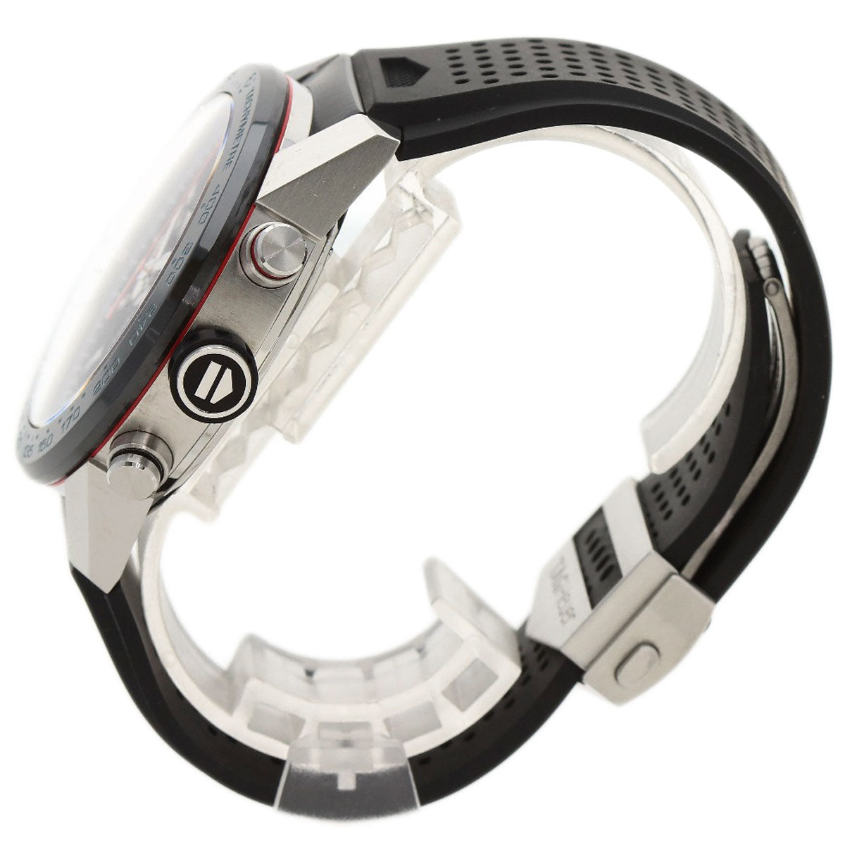 TAG HEUER Carrera Caliber 02 Watches CBG2A10 Stainless Steel/Rubber Ladies