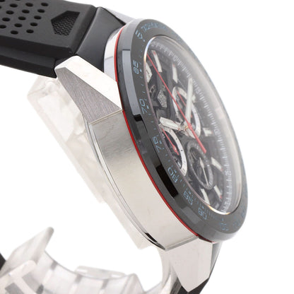 TAG HEUER Carrera Caliber 02 Watches CBG2A10 Stainless Steel/Rubber Ladies