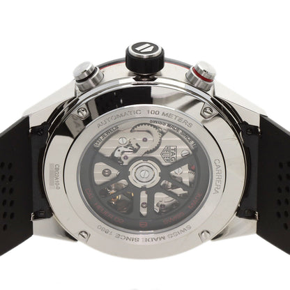 TAG HEUER Carrera Caliber 02 Watches CBG2A10 Stainless Steel/Rubber Ladies