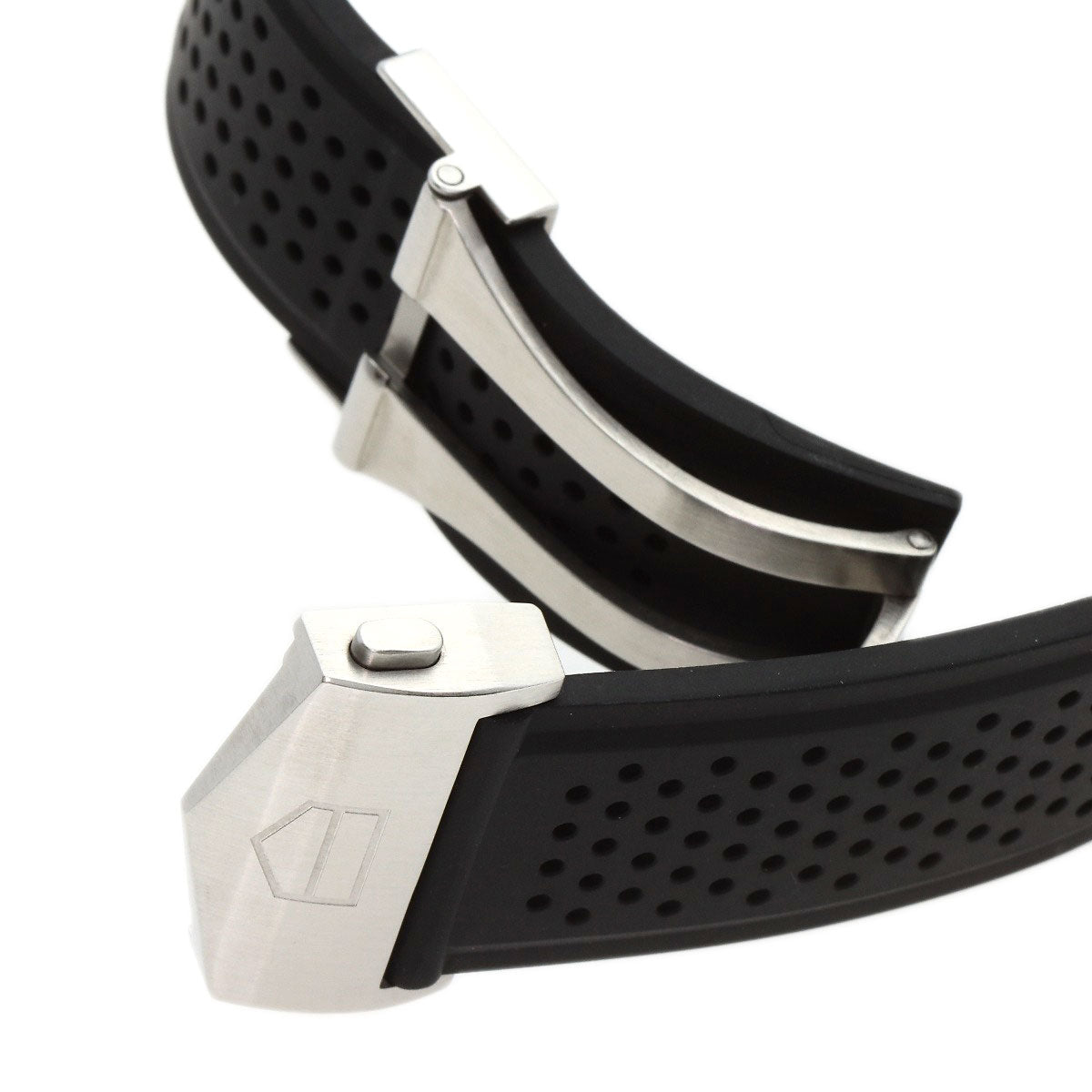 TAG HEUER Carrera Caliber 02 Watches CBG2A10 Stainless Steel/Rubber Ladies