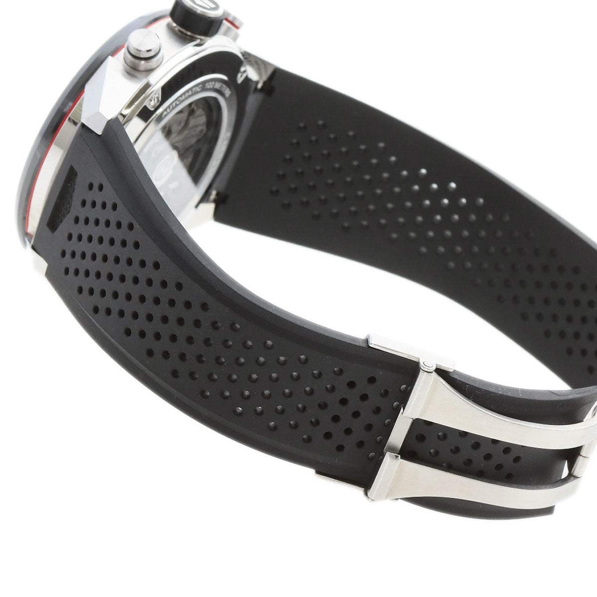 TAG HEUER Carrera Caliber 02 Watches CBG2A10 Stainless Steel/Rubber Ladies