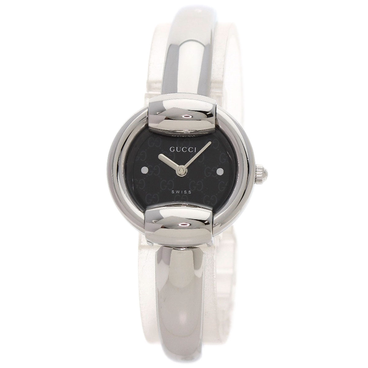 GUCCI Round face Watches 1400L Stainless Steel/Stainless Steel Ladies