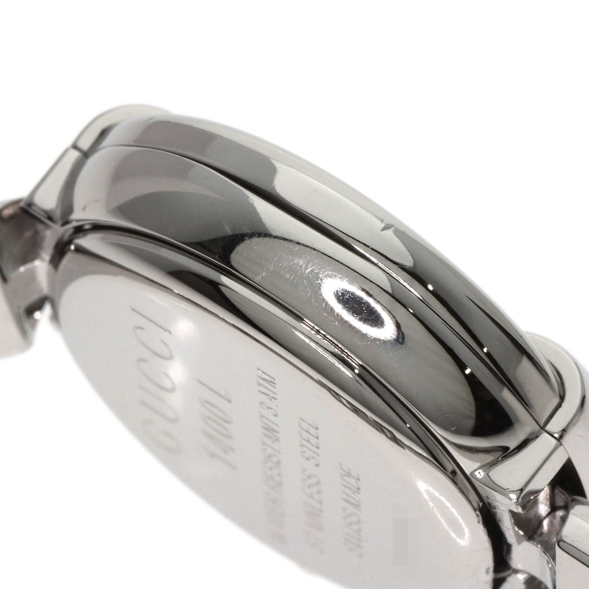 GUCCI Round face Watches 1400L Stainless Steel/Stainless Steel Ladies