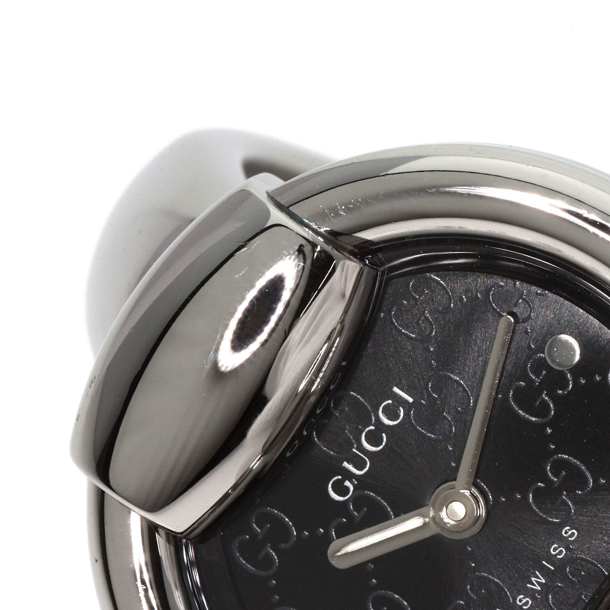 GUCCI Round face Watches 1400L Stainless Steel/Stainless Steel Ladies