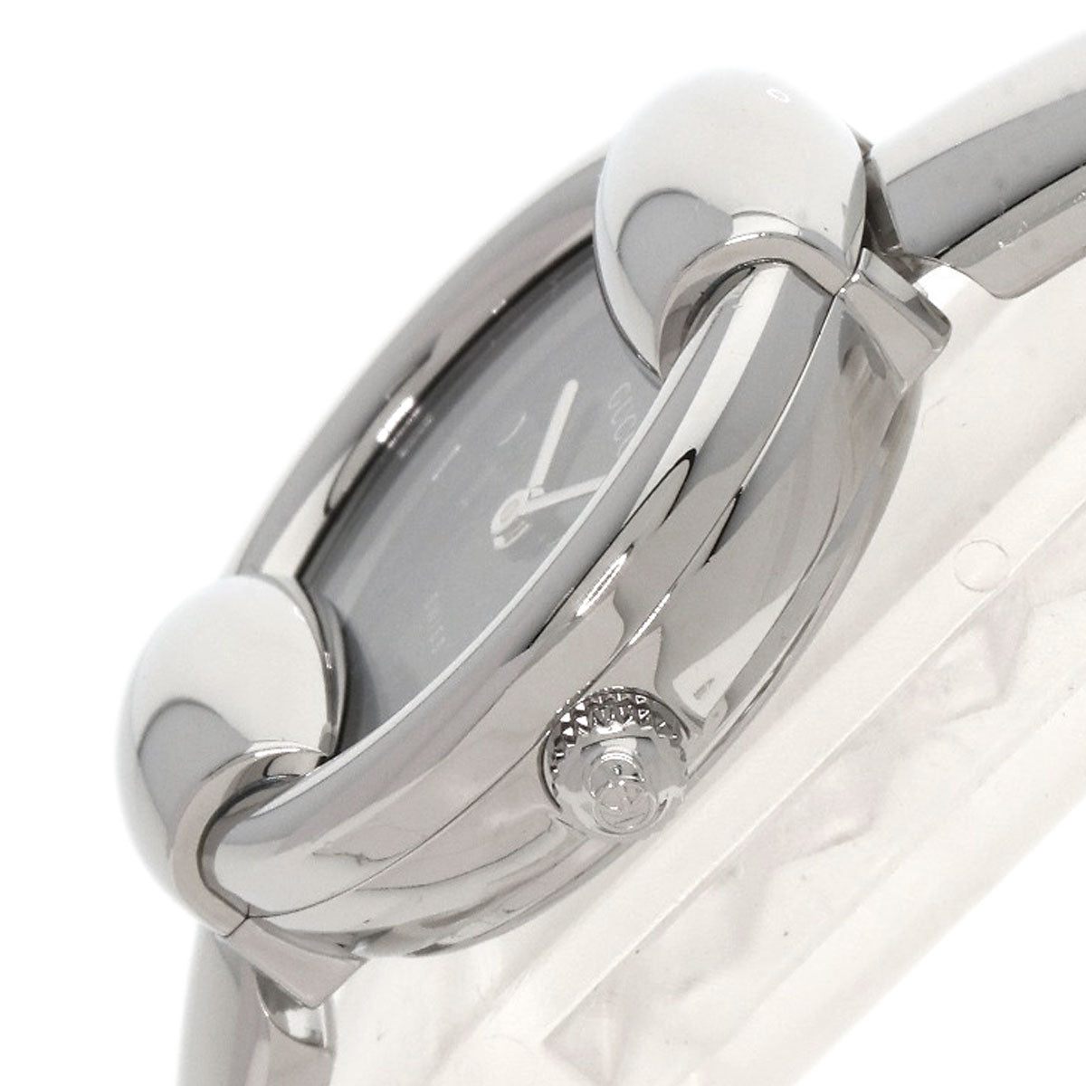 GUCCI Round face Watches 1400L Stainless Steel/Stainless Steel Ladies