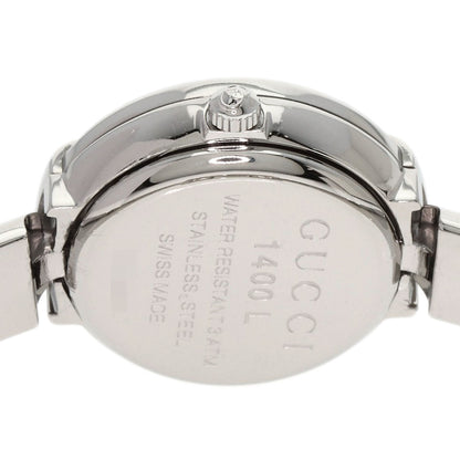 GUCCI Round face Watches 1400L Stainless Steel/Stainless Steel Ladies