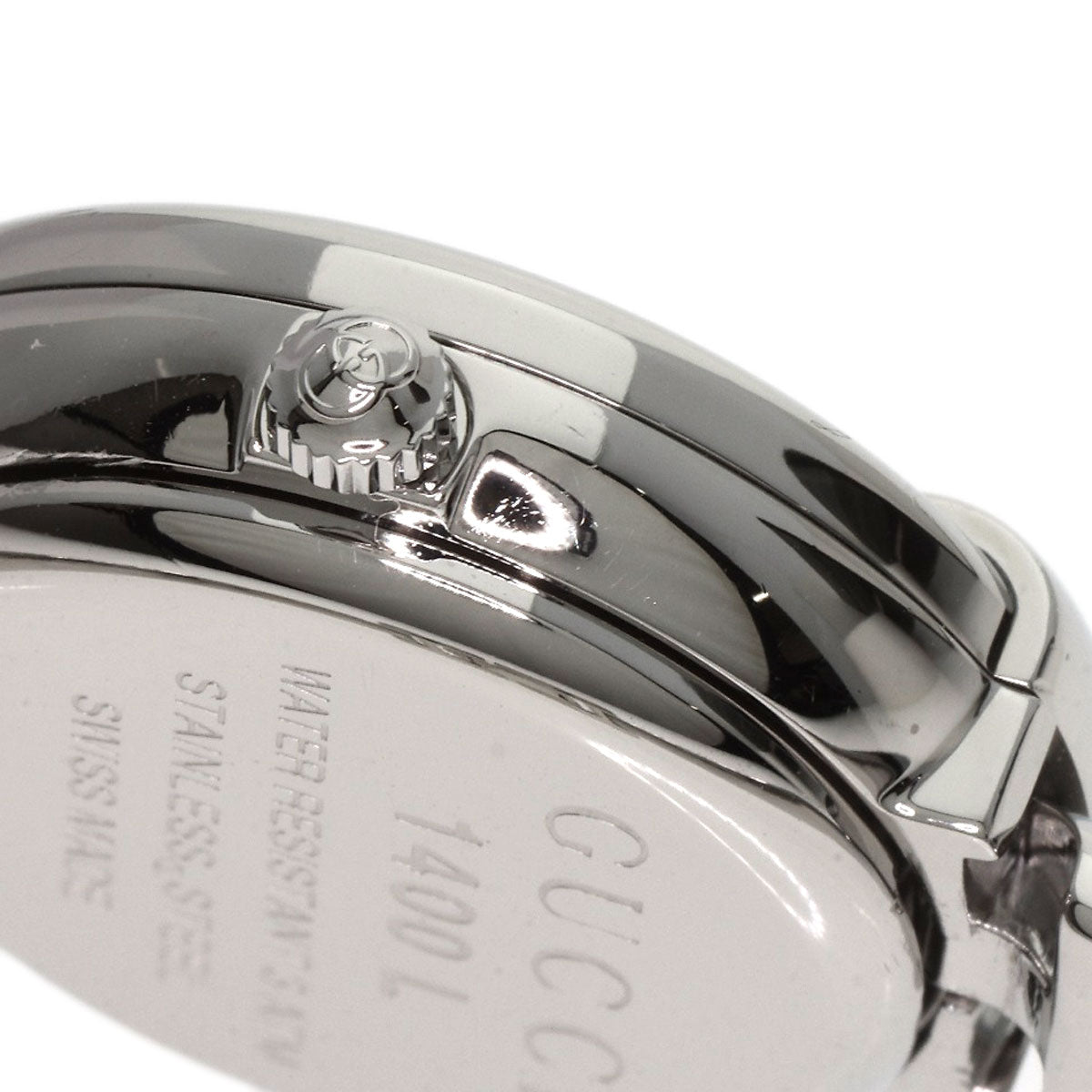 GUCCI Round face Watches 1400L Stainless Steel/Stainless Steel Ladies
