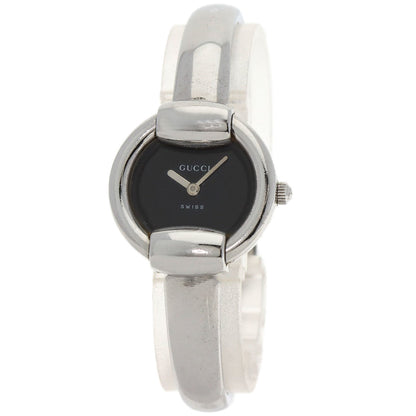 GUCCI round face bangle Watches 1400L Stainless Steel/Stainless Steel Ladies
