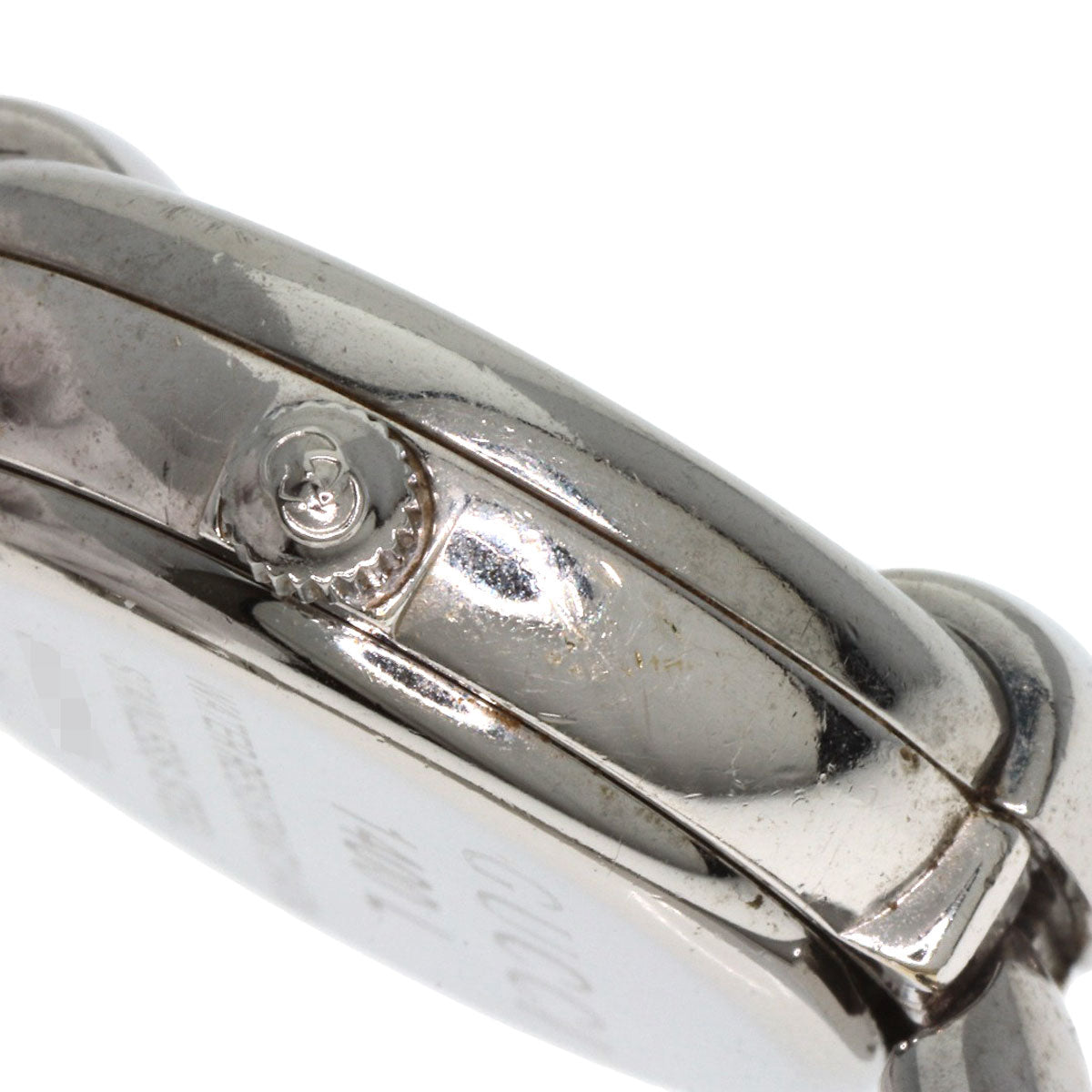 GUCCI round face bangle Watches 1400L Stainless Steel/Stainless Steel Ladies