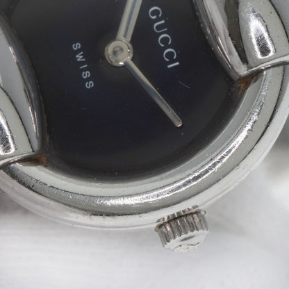 GUCCI round face bangle Watches 1400L Stainless Steel/Stainless Steel Ladies