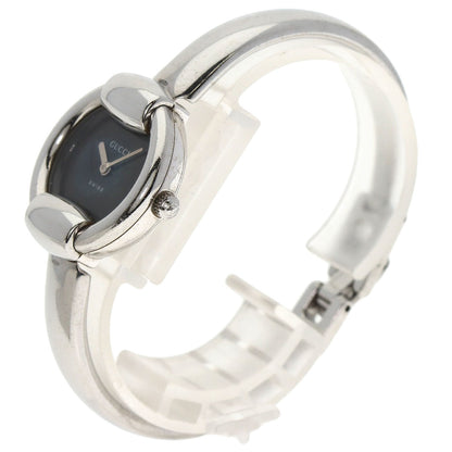 GUCCI round face bangle Watches 1400L Stainless Steel/Stainless Steel Ladies