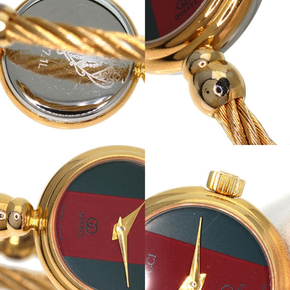 GUCCI Sherry line Watches 2047.1L Gold Plated/Gold Plated Ladies