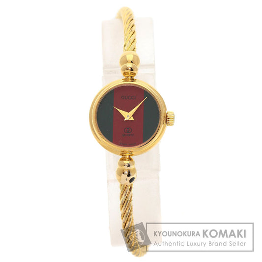 GUCCI Sherry line Watches 2047.1L Gold Plated/Gold Plated Ladies