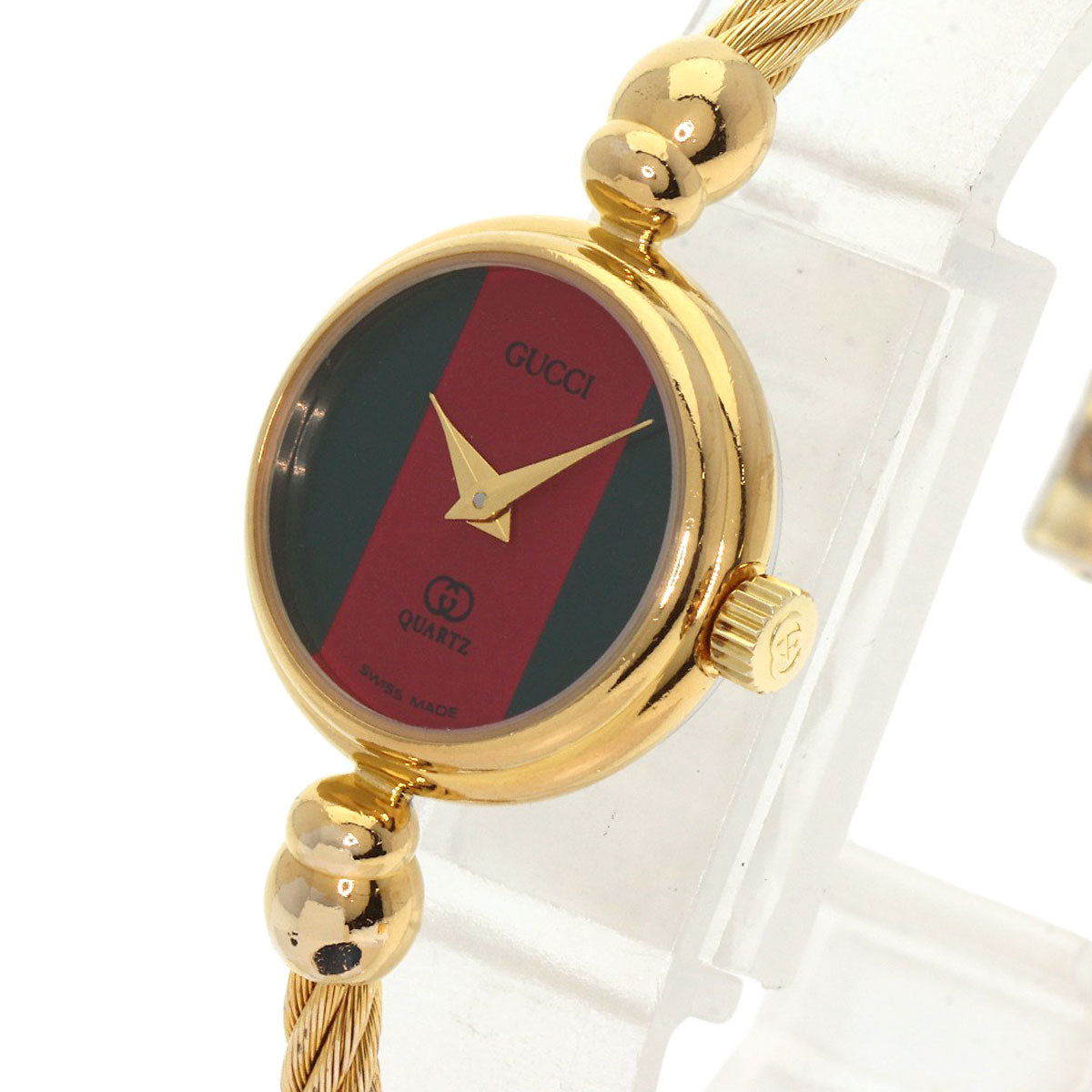 GUCCI Sherry line Watches 2047.1L Gold Plated/Gold Plated Ladies