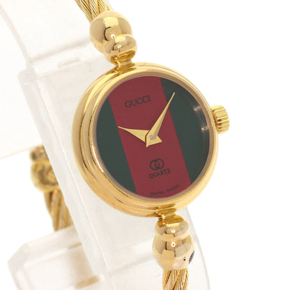 GUCCI Sherry line Watches 2047.1L Gold Plated/Gold Plated Ladies