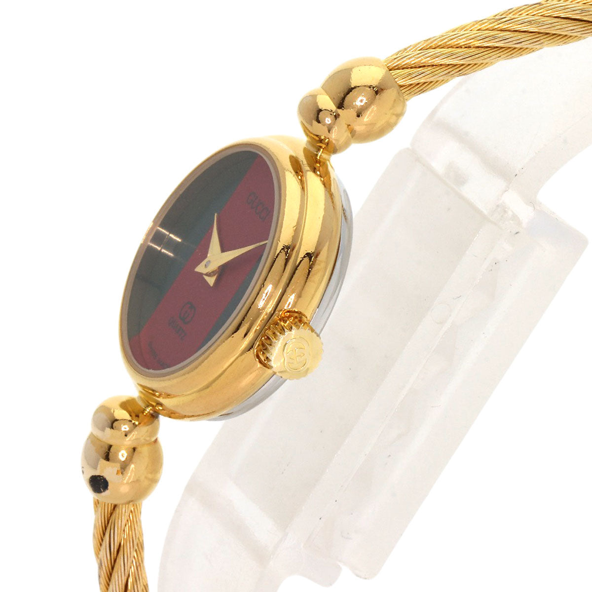 GUCCI Sherry line Watches 2047.1L Gold Plated/Gold Plated Ladies