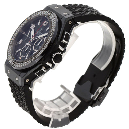 HUBLOT Big Bang Black Magic Diamond Watches 301.CV.130.RX.114 titaniumCeramic/Rubber mens