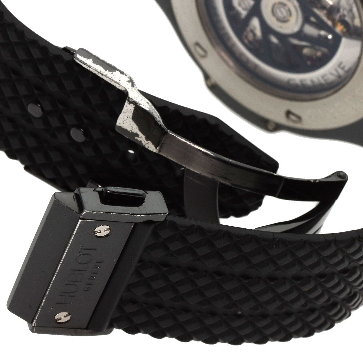 HUBLOT Big Bang Black Magic Diamond Watches 301.CV.130.RX.114 titaniumCeramic/Rubber mens