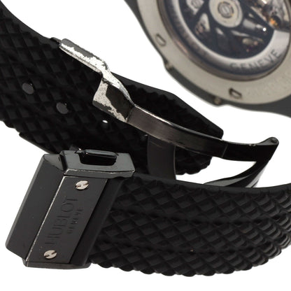 HUBLOT Big Bang Black Magic Diamond Watches 301.CV.130.RX.114 titaniumCeramic/Rubber mens