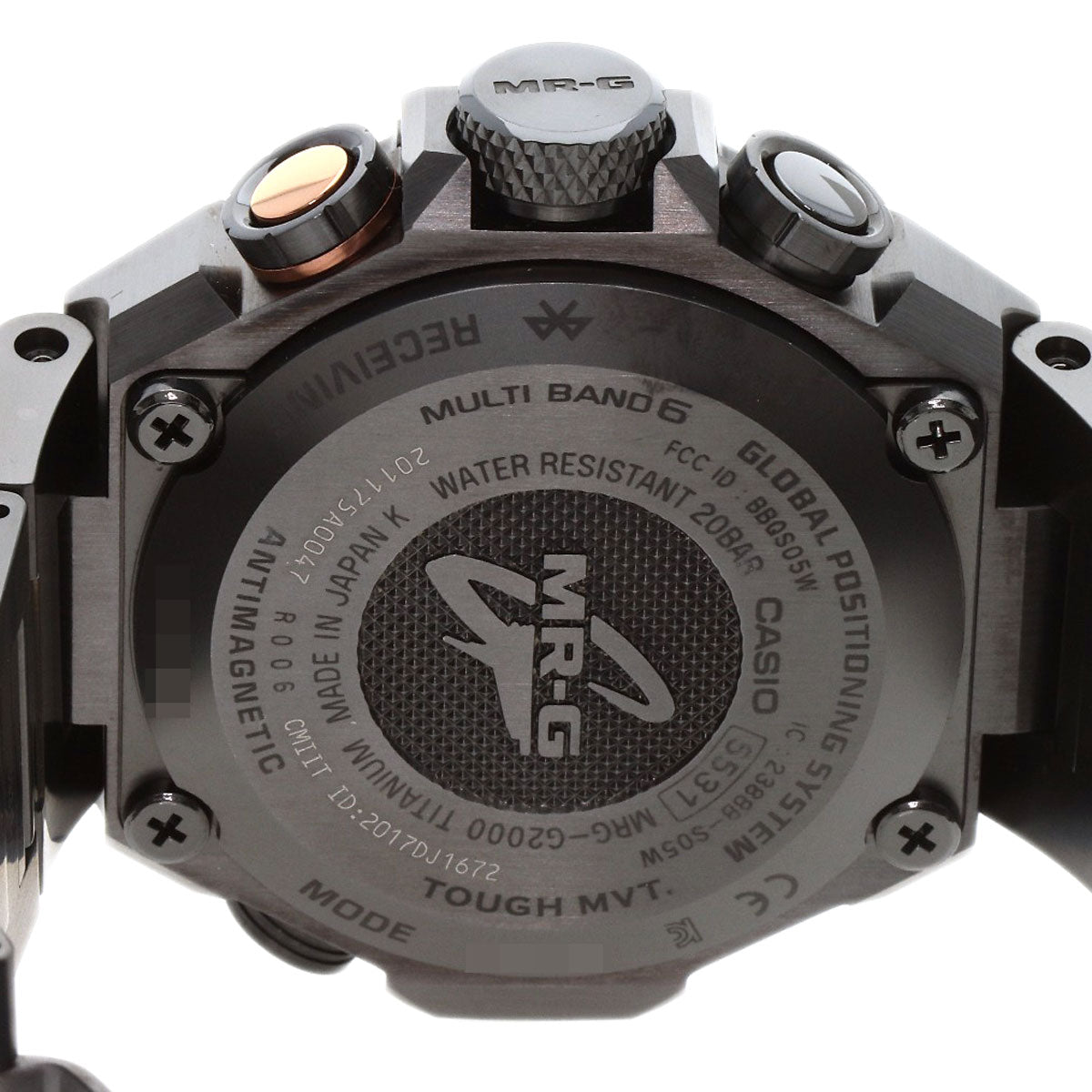 CASIO G-Shock G2000 Series Watches MRG-G2000CB-1AJR Titanium/Titanium Ladies