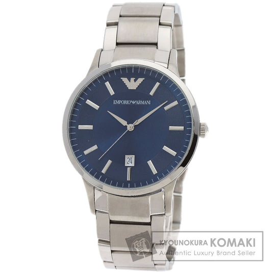 Emporio Armani Round face Watches AR2477 Stainless Steel/Stainless Steel mens