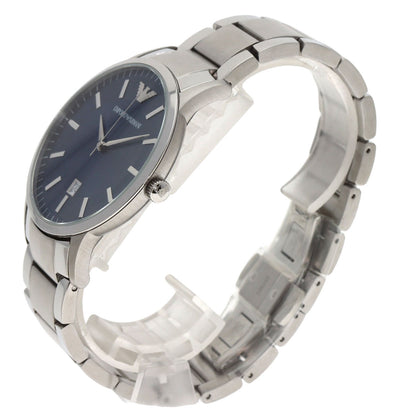 Emporio Armani Round face Watches AR2477 Stainless Steel/Stainless Steel mens