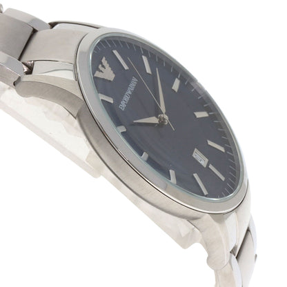 Emporio Armani Round face Watches AR2477 Stainless Steel/Stainless Steel mens