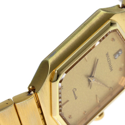WALTHAM Hexagon Watches Gold Plated/Gold Plated Ladies