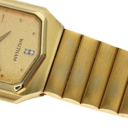 WALTHAM Hexagon Watches Gold Plated/Gold Plated Ladies