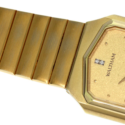 WALTHAM Hexagon Watches Gold Plated/Gold Plated Ladies