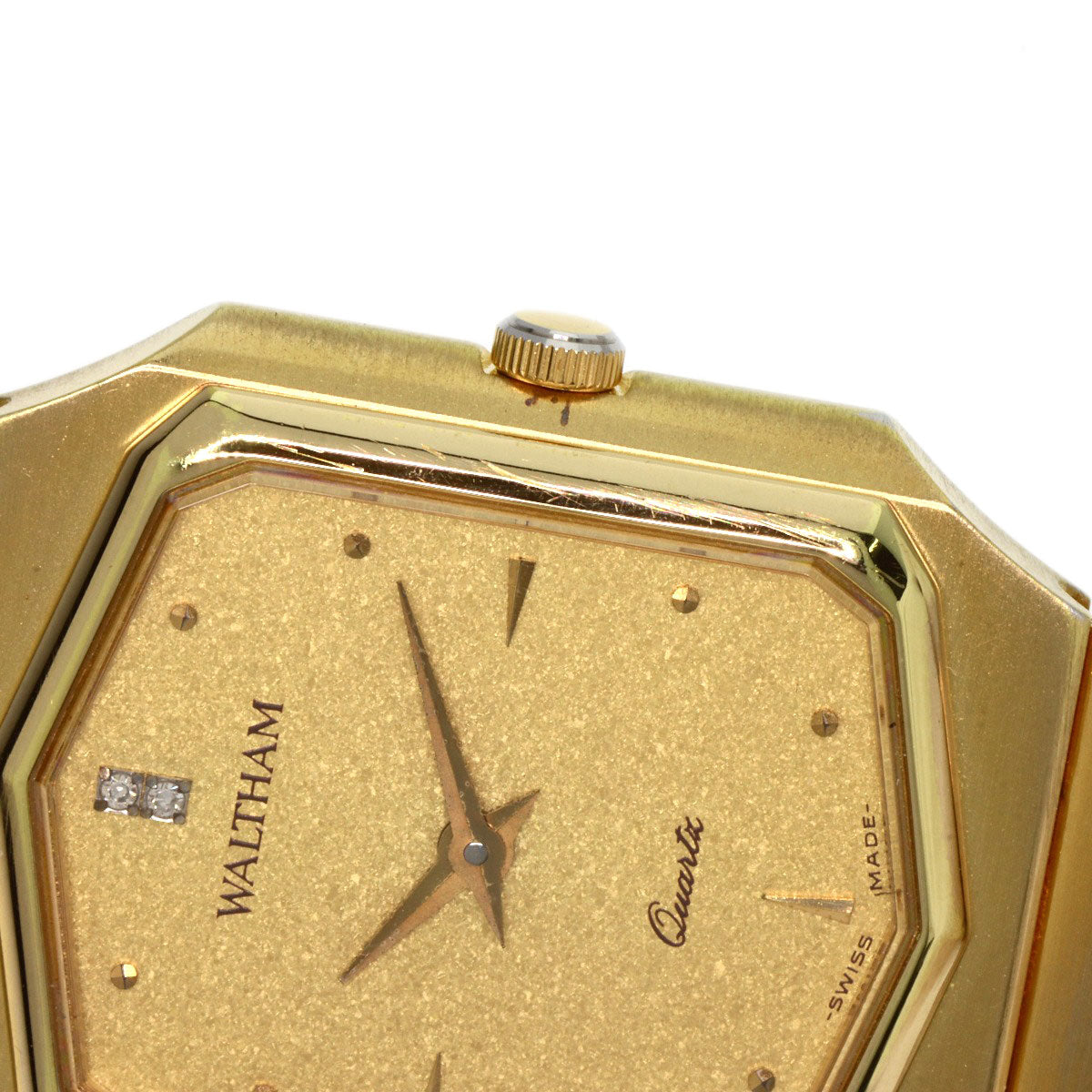 WALTHAM Hexagon Watches Gold Plated/Gold Plated Ladies