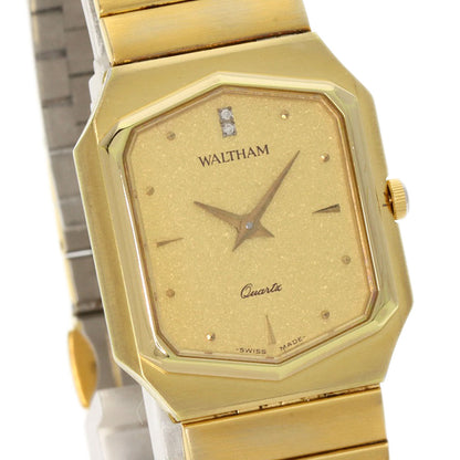 WALTHAM Hexagon Watches Gold Plated/Gold Plated Ladies