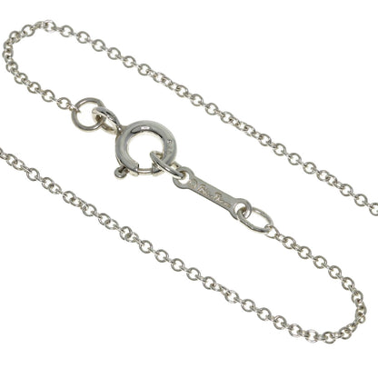 TIFFANY&Co. Loving Heart 1P Pink Sapphire Necklace Silver Ladies [Used]