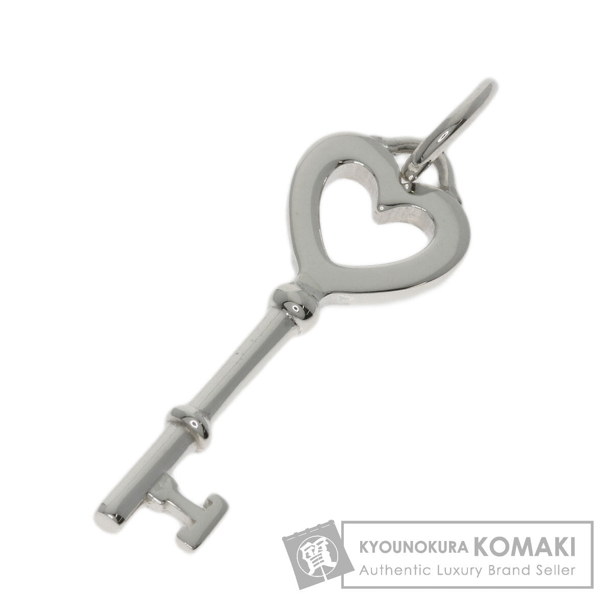 TIFFANY&Co. Heart key Pendant top Silver Ladies [Used]