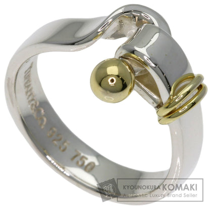 TIFFANY&Co. Hook & Eye Ring Silver 18K Yellow GoldLadies [Used]