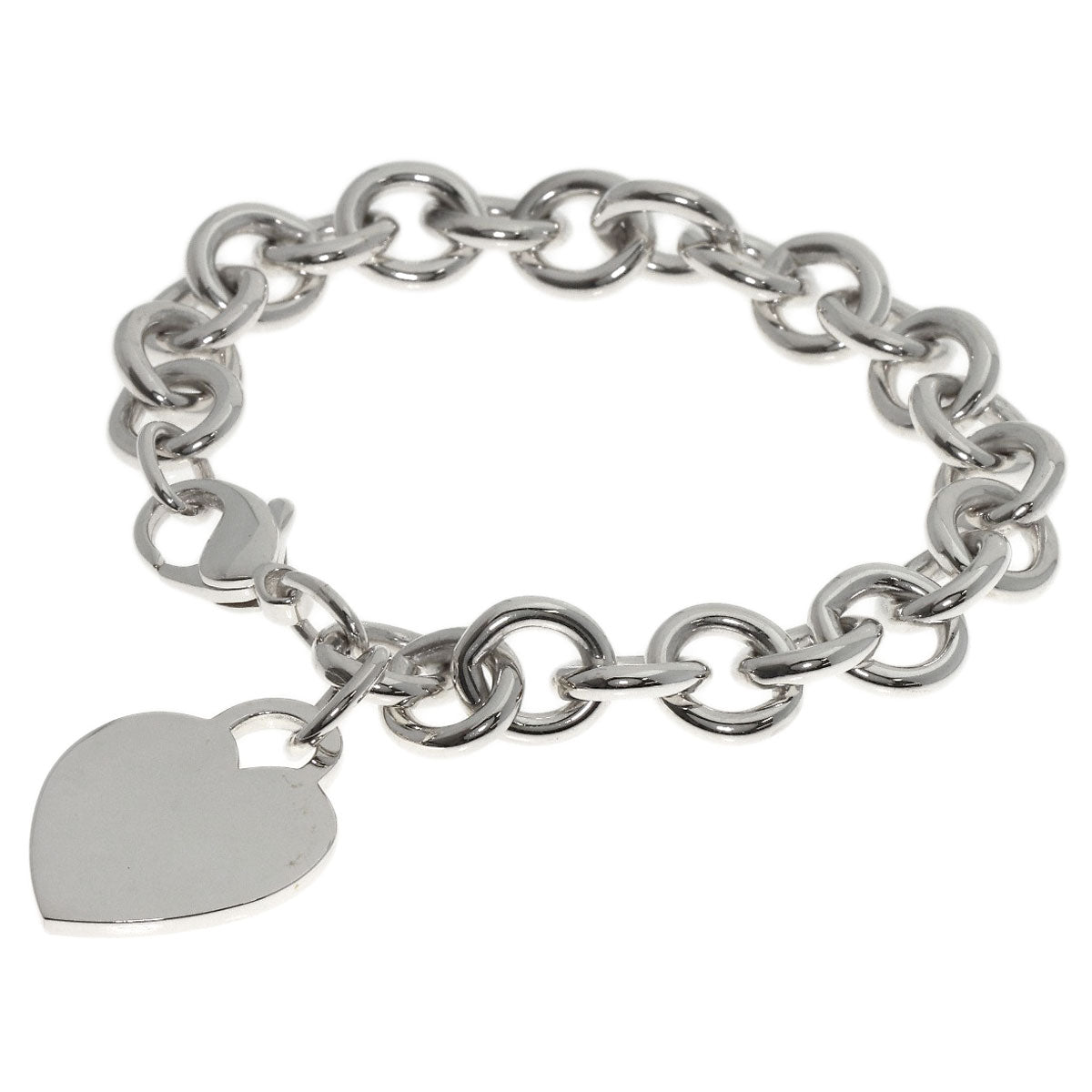 TIFFANY&Co. Return to TIFFANY & Co. Heart tag Bracelet Silver Ladies [Used]