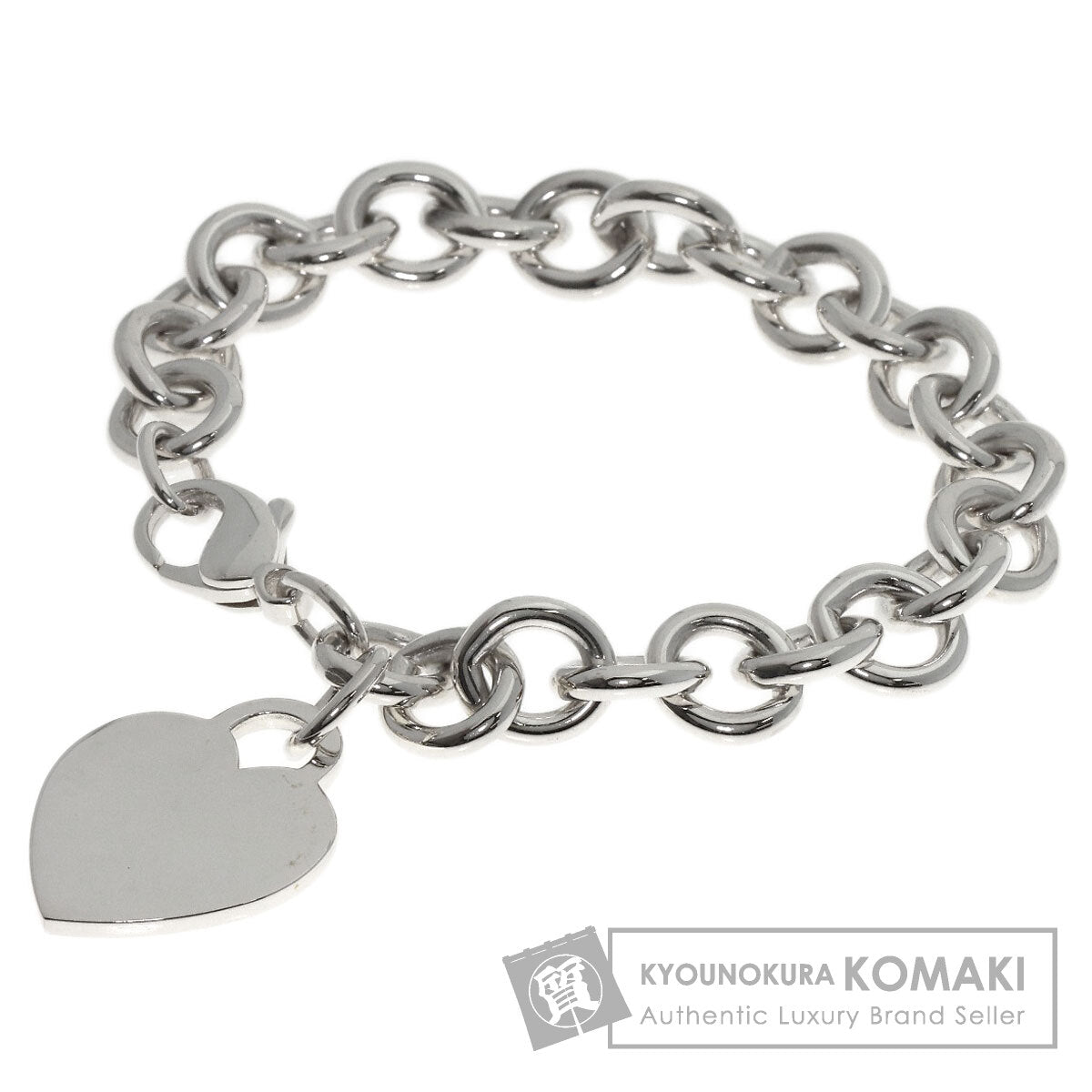 TIFFANY&Co. Return to TIFFANY & Co. Heart tag Bracelet Silver Ladies [Used]