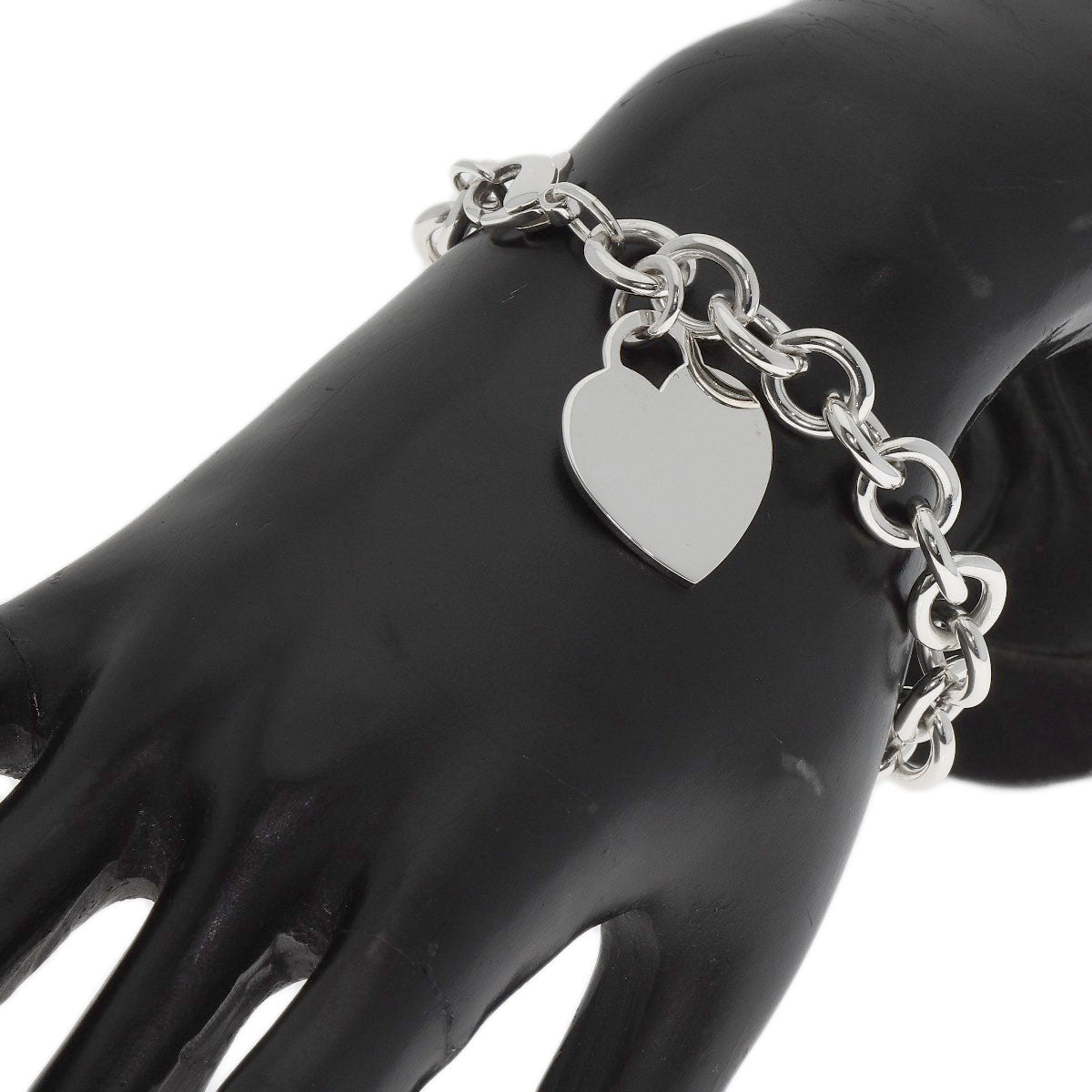 TIFFANY&Co. Return to TIFFANY & Co. Heart tag Bracelet Silver Ladies [Used]