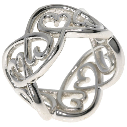 TIFFANY&Co. Loving Heart Swirl Ring Silver Ladies [Used]