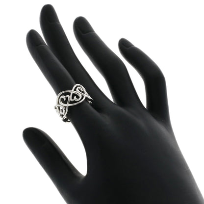 TIFFANY&Co. Loving Heart Swirl Ring Silver Ladies [Used]