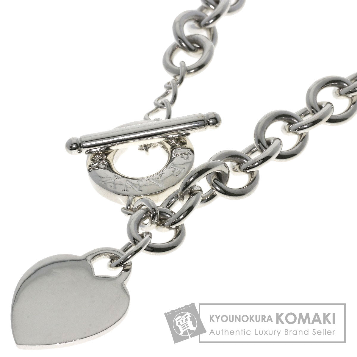 TIFFANY&Co. Return to Tiffany & Co. Heart Tag Necklace Silver Ladies [Used]