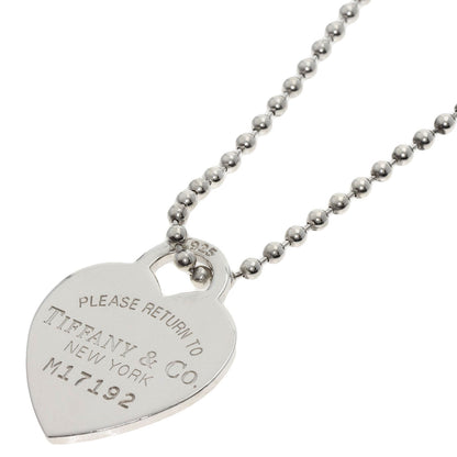 TIFFANY&Co. Return to TIFFANY & Co. Heart tag Necklace Silver Ladies [Used]